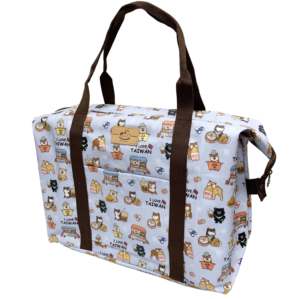 Waterproof Taiwan Shiba Extra Large Travel Tote Luggage Weekender Duffel Trolley